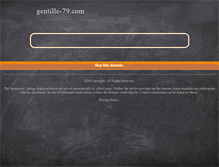 Tablet Screenshot of gentille-79.com